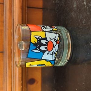 Looney Tunes Glass Coffee Cup